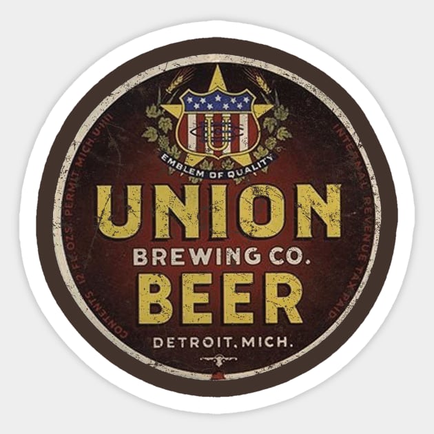 Union Beer Sticker by MindsparkCreative